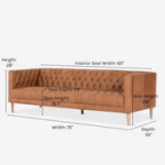 Breanne Leather Sofa