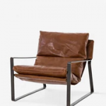 Marlyne Leather Accent Chair