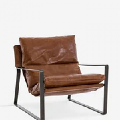 Marlyne Leather Accent Chair