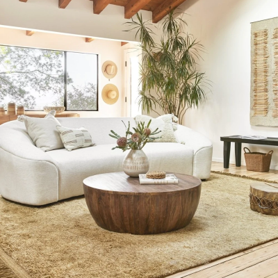 Arteriors Jacob Round Coffee Table