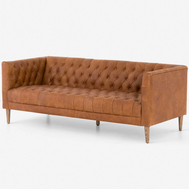 Breanne Leather Sofa